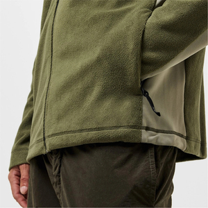 Sudadera con capucha de forro polar para hombre, con cremallera completa, para invierno, exterior, térmica, ligera, cálida, transpirable, informal - Product Image 6