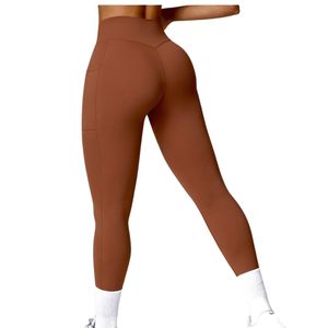 Leggings de Yoga de Compresión con Bolsillos para Mujer, Cintura Alta, Suaves como la Mantequilla, Pantalones de Gimnasio, Ropa Deportiva al por Mayor, OEM ODM - Product Image 4