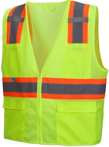 Chaleco de Seguridad Reflectante, Talla Única, para Tráfico y Construcción, Resistente, de Alta Calidad - Product Image 2