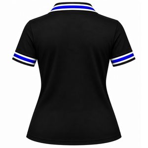Camiseta Polo Negra Sigma Gamma Rho para Mujer, Manga Corta, con Cuello, Letras Griegas, Ropa de Sororidad, Informal, para Golf y Deportes - Product Image 2
