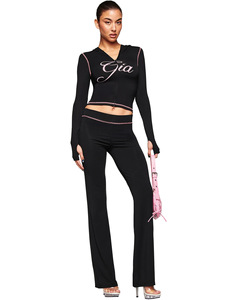Sportswear <b>Women's</b> Set Custom logo Workout Fitness Jogger Pants and Yoga Zipper <b>Jacket</b> 2 Piece Set Fall Tracksuits for <b>Women</b> - Product Image 3