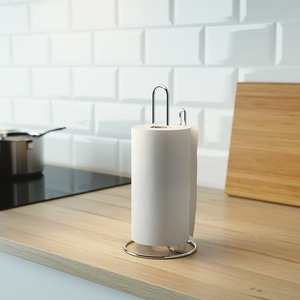 Minimalist Metal <b>Kitchen</b> Roll Holder Stand Sleek Tissue <b>Paper</b> Roll Stand Space Saving Countertop Organizer for <b>Kitchen</b> Dining - Product Image 5