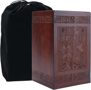 Urnas de Cremación de Madera de Diseño Único y Alta Calidad para Adultos, Urnas Funerarias de Madera, Tamaño Personalizado, Artículos Funerarios - Product Image 1