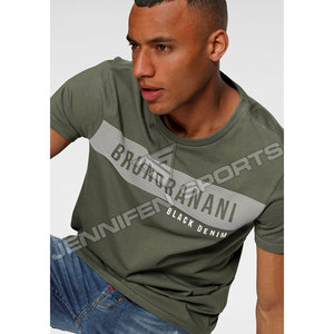 Camisetas de Verano para Hombre de Alta Calidad, 240 GSM, 100% Algodón, Transpirables, Casuales, Estampadas, de Manga Corta, Personalizadas, Unisex, Corte Regular, Color Verde - Product Image 4