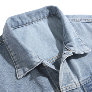 Men's Dark Denim Vest Sleeveless Button Fly Casual 100% Cotton Breathable Summer Outwear - Product Image 4