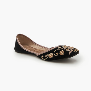 Zapatos Khussa Pakistaníes para Mujer, Ligeros, de Colores Mixtos, para Uso Casual, Khussa Jutti Cómodos, Antideslizantes, Zapatos Planos para Dama - Product Image 2