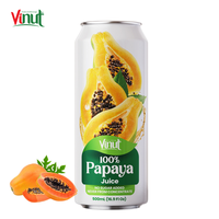 Gratis monster 100% papajasap 500ml voor Can-Natural NFC gearomatiseerd zonder toegevoegde suiker 24 maanden houdbaarheid fruitdrank groothandel
