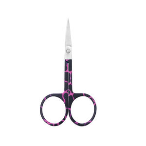 Ciseaux à cuticules professionnels de haute qualité en acier inoxydable à lame droite avec manche en plastique, finition miroir, vente en gros ANAAIF - Product Image 1