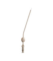 Cannule de sinus, tube d'aspiration 3 mm courbé en acier inoxydable allemand, instrument chirurgical manuel pour ORL, implant dentaire, usage clinique, 1 an