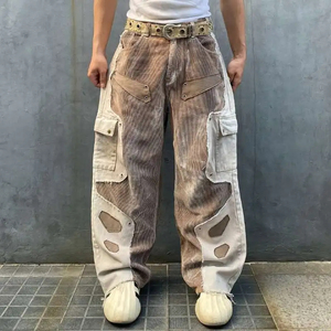 Pantalones Vaqueros de Cintura Alta y Pierna Ancha para Mujer, Ajuste Ceñido, Formales, Largos, de Algodón Transpirable, 220g, Lavables, Primavera - Product Image 2
