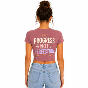 Solid Soft Summer Women's <b>Crop</b> <b>Top</b> Short Sleeve Graphic Baby Tee Comfort Stretch Slim Fit Custom Teamwear Corporate Uniform - Product Image 2