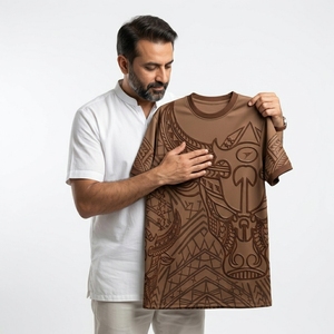 เสื้อยืดกีฬาพิมพ์ลายแบบซับลิเมชั่น ผ้าโพลีเอสเตอร์ ระบายเหงื่อได้ดี เหมาะสำหรับออกกำลังกาย - Product Image 3