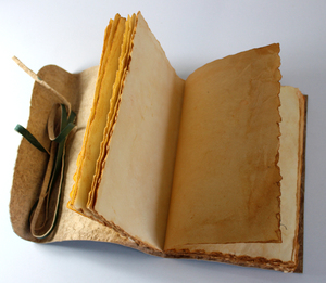 Carnet de notes vintage en cuir véritable, papier vintage, blanc, pour sublimation, idéal pour la création de carnets personnalisés, vente en gros. - Product Image 5