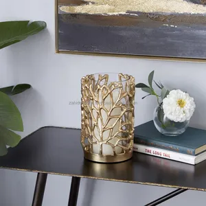 Bougeoir en métal moderne fait à la main pour centres de table à la maison bougeoir avec base ronde pour décor de luxe fabriqué par zahid exports - Product Image 4