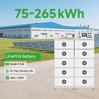 Système d'énergie solaire hybride, système d'énergie solaire 50 kW, systèmes de stockage de batteries solaires et kit complet de panneaux solaires