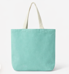 Sac de shopping en toile brodé avec logo personnalisé, grande capacité, réutilisable, en coton, robuste, sac écologique pour femmes - Product Image 2