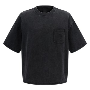 T-shirt en coton vintage surdimensionné pour homme, coupe ample, respirant, doux, confortable, décontracté, pour le streetwear - Product Image 3