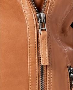 Veste en cuir pour dames/veste en cuir véritable pour dames/veste en cuir pour femmes à corps court en cuir véritable - Product Image 2