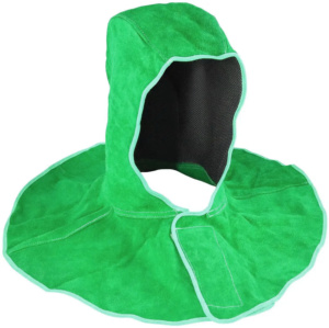Casque de soudage en cuir de vachette pleine fleur de qualité supérieure, protection industrielle contre les étincelles et la chaleur, équipement de travail en cuir - Product Image 3