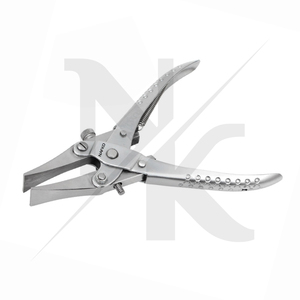 High Quality Jewelry Making Tools DIY <b>Watch</b> Optical Bending Flat Wide Jaw Screw Spring Handle Parallel Plier 190mm Carbon Steel - Product Image 4