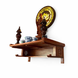 Altar budista de pared hecho de madera de sándalo. - Product Image 3