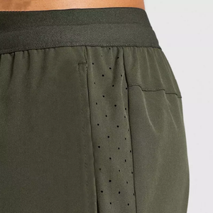 Shorts Bermuda décontractés pour hommes avec logo frontal, 100 % coton, extensibles dans quatre directions, fermeture à cordon – Tendance estivale, confort au quotidien - Product Image 6