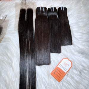 วิกผมตรงทรงกระดูกตรงแบบคู่สำหรับชาวเวียดนาม - Product Image 2