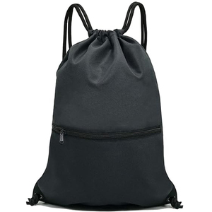 SHAGHAF SPORTS WEAR Custom Blue Microfiber Drawstring <b>Backpack</b> for Men Women | Waterproof Sports Gym Bag | Lightweight Travel - Product Image 1