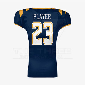 Ropa de Equipo Personalizada, Jersey de Fútbol Americano Corto, Tejido de Alto Rendimiento, Absorbente de Humedad, Transpirable y Ecológico - Product Image 2