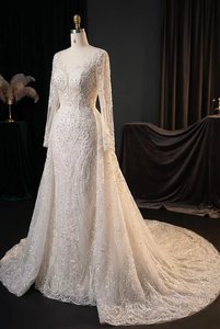 Robe de soirée exquise sur le thème de la mer, robe de sirène ornée de coquillages, fabricant professionnel, vêtements de soirée sur mesure, vente en gros - Product Image 4