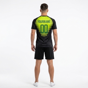 ชุดเสื้อฟุตบอลโพลีเอสเตอร์ 100% แบบซับลิเมชั่นสั่งทำพิเศษ ระบายอากาศได้ดี แห้งเร็ว ชุดยูนิฟอร์มทีมฟุตบอลคุณภาพสูง - Product Image 5