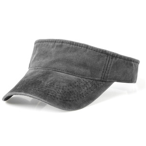 Casquette de sport d'été unie pour adultes en denim respirant avec visière pare-soleil pour la course à pied - Product Image 3