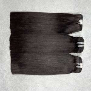 ผมต่อแบบตรงแนวเส้นผมมนุษย์แบบคู่100% เวียดนามสีแบบกำหนดเอง - Product Image 4