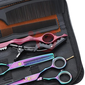 IMANS ENTERPRISES High Quality Stainless Steel Barber Scissor Thinner Comb <b>Set</b> <b>Razor</b> - Product Image 3