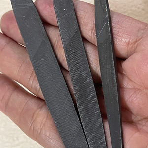 Needle <b>File</b> Set Rotary <b>Files</b> American/ Pattern Bamboo Leaves Flat Steel Industrial Grade OEM Smooth Cut 3 Sizes 150-200mm - Product Image 3