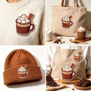 Patchs brodés ronds thermocollants ou à coudre pour vêtements, chapeaux, vestes, sacs à dos, casquettes - Vente en gros directe usine - Product Image 6