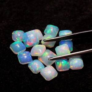 Opal Cushion Cut Gemstone Natural Fire Opal Loose Gemstone Bright Colorful Stone for Rings Pendants Wholesale HASNAIN GEMS - Product Image 1