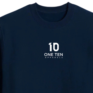 เสื้อสเวตเชิ้ตคอกลมผ้าฟลีซทรงหลวมสำหรับผู้ชาย สีกรมท่า เนื้อนุ่ม อุ่นสบาย สวมใส่สบายๆ แขนยาว พรีเมียม ใส่ได้ทั้งฤดูใบไม้ร่วงและฤดูหนาว - Product Image 4