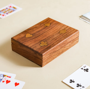 Wooden Playing <b>Card</b> Case Luxury Handmade Eco-Friendly Wood Business <b>Card</b> Holder Top Quality Wood <b>Card</b> Holder Hot Sale - Product Image 4