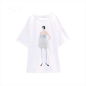 โรงงาน OEM ของเราผลิตเสื้อยืดผ้าฝ้ายสำหรับผู้หญิงแบบสั่งทำพิเศษที่ผลิตในประเทศปากีสถานโดยใช้วัสดุคุณภาพพรีเมียม - Product Image 3