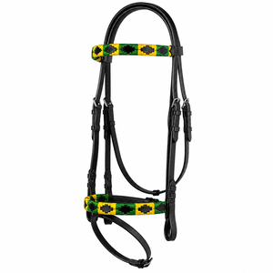 Brida de cuero para caballo tipo Polo con opciones de diseño y color personalizados, embalaje inteligente, se acepta OEM/ODM para tallas Full/Cob. - Product Image 1