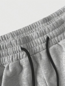 New 2026 Heavyweight <b>Fleece</b> <b>Pants</b> OEM ODM Manufacturer Premium Custom Logo Embroidered White Sweatpants - Product Image 5