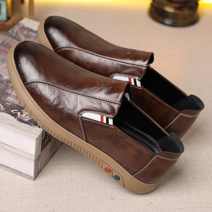 Mocassins respirants pour hommes, dessus en PU, semelle en caoutchouc, chaussures décontractées d'été - Product Image 3