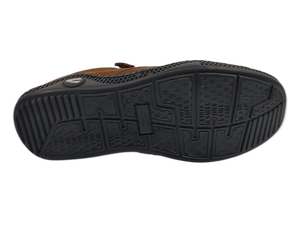 Mocasines Cómodos de Gamuza Marrón Tabaco, Punta Redonda, Sin Cordones, Suela de Goma Transpirable, Color Sólido, Decoración Metálica, Para Todas las Temporadas - Product Image 4