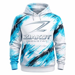 Sudadera con capucha personalizada de camuflaje cosido blanco-negro 3D jabalí caza deportes Sudadera con capucha - Product Image 1