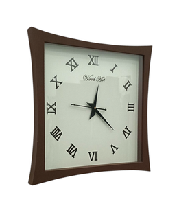 Horloge murale moderne en quartz faite à la main avec affichage à aiguilles en forme de diamant pour la décoration de la maison, du bureau, du studio ou de mariage - Product Image 5