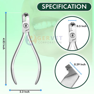 Coupe-fil orthodontique pour kit d'outils de retrait d'appareils dentaires, coupe-fil dur orthodontique, coupe-fil distal, outil de pince dentaire - Product Image 3
