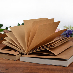 Cuaderno con espiral tamaño A6, cubierta de papel kraft marrón/negro, 50 hojas rayadas blancas de 80 g/m², cuaderno pequeño rayado, precio al por mayor - Product Image 5