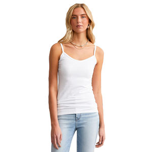 Débardeur sans couture pour femme, coupe classique, éco-responsable, séchage rapide, respirant, en Spandex/Coton, haute qualité, faible MOQ, OEM, pour entraînement et yoga - Product Image 1