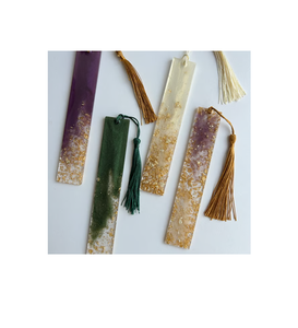 Marque-page en résine fait main à prix abordable, best-seller, couleurs bleu ciel premium avec paillettes, marque-page en résine à prix incroyable - Product Image 2